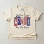 87571-taos-shirt-zip-code-hometown-pride-tee-comfort-colors-t-shirt-flatlay-ivory.webp Ivory garment-dyed Comfort Colors t-shirt with 87571 Taos New Mexico zip code graphic printed on front chest