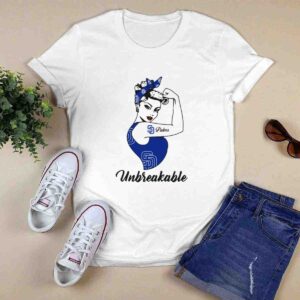 Unbreakable San Diego Padres Strong Girl Art T-Shirt For Fans