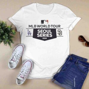 2024 World Tour: Dodgers Vs Padres T-Shirt – Seoul Series Edition