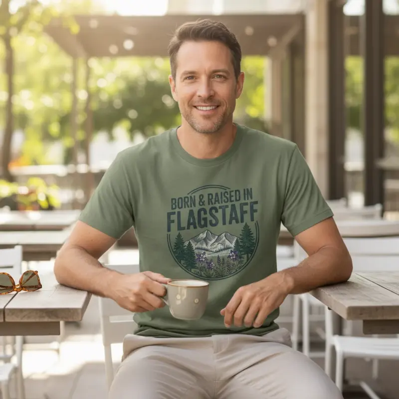born and raised in flagstaff shirt 928 az city pride tee com mature male moss