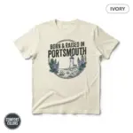 born and raised in portsmouth shirt 603 nh city pride tee comfort colors t shirt studio frontal ivory