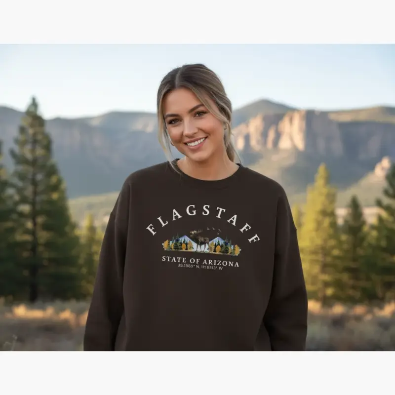 flagstaff az coordinates shirt 3520n 11165w hometown tee com thematic female espresso