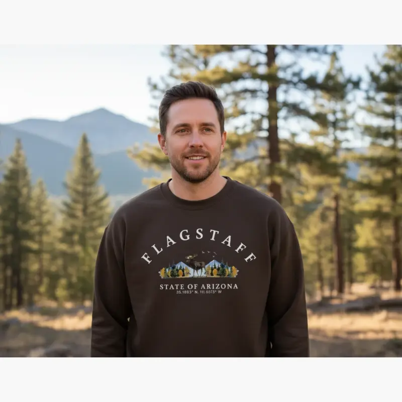 flagstaff az coordinates shirt 3520n 11165w hometown tee com thematic male espresso