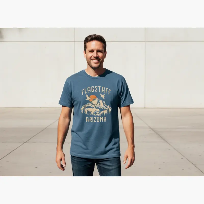 flagstaff ponderosa pine shirt forest city arizona tee comfo sunlight male denim