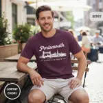 portsmouth nh coordinates shirt 4307n 7076w hometown tee comfort colors t shirt mature male berry