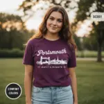 portsmouth nh coordinates shirt 4307n 7076w hometown tee comfort colors t shirt outdoor natural female berry