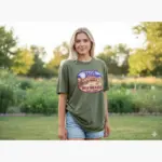 taos elevation shirt 6969 ft high desert hometown tee comfort colors t shirt outdoor natural female moss
