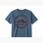 taos new mexico souvenir shirt vacation travel tee comfort colors t shirt studio frontal blue jean